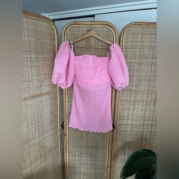 L'IDEE Art Deco Mini Dress in Lipstick - Picture 7 of 13